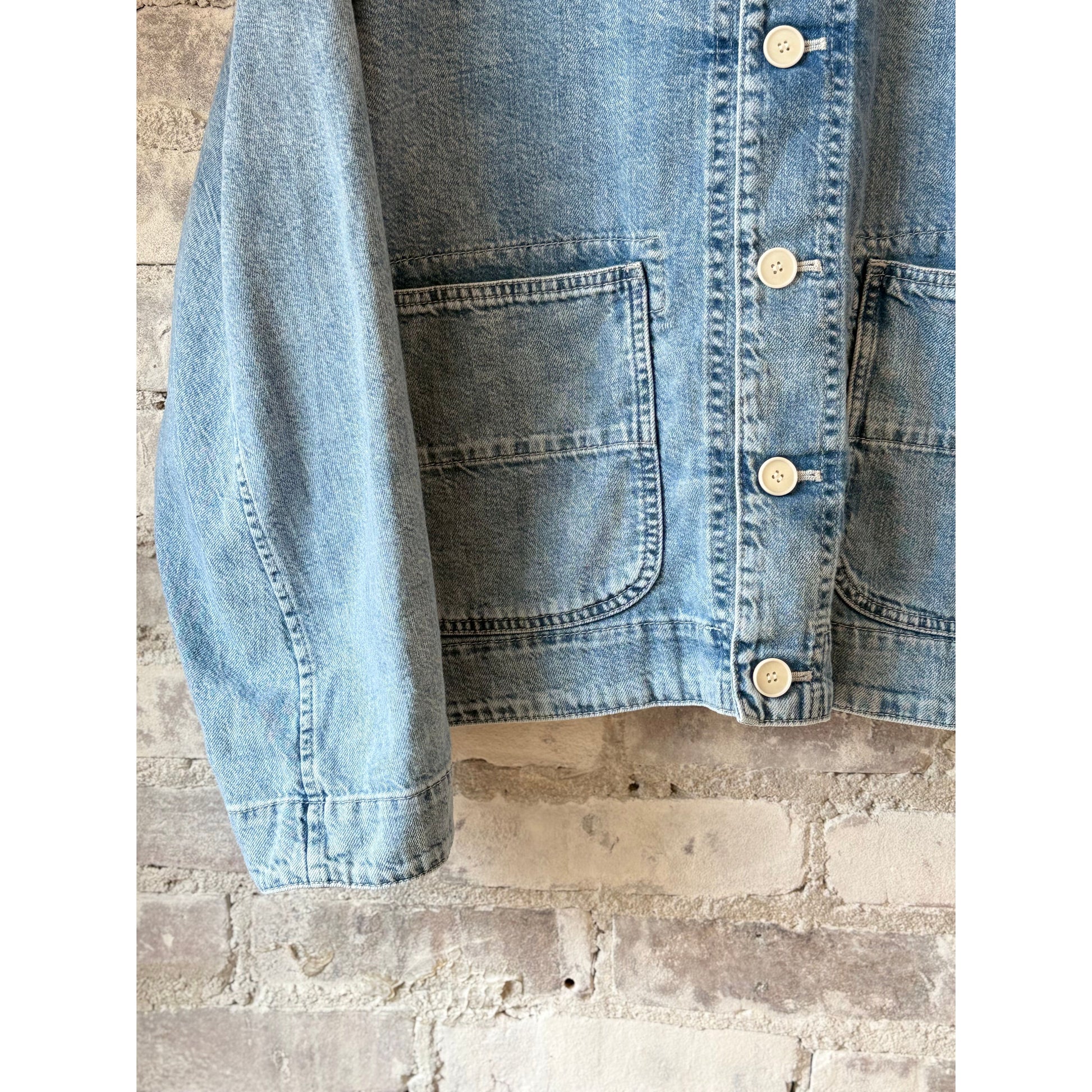8oz Natural Denim Jacket - DUNE + SALT