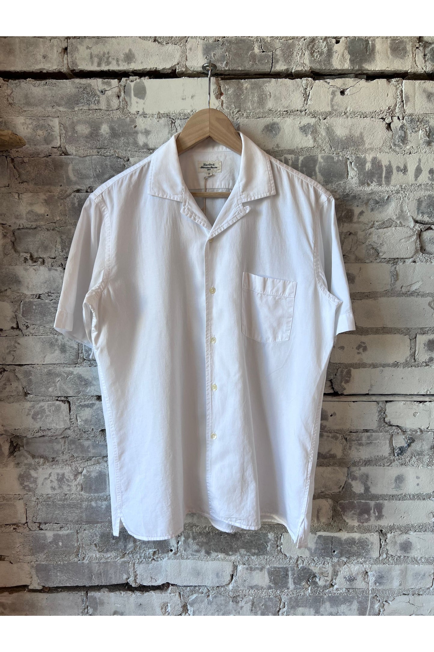 Palm Mc Pat Shirt - White - DUNE + SALT