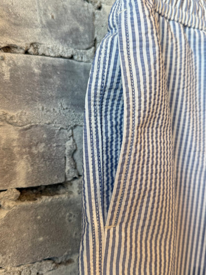 Seersucker Woven Swimshort - Indigo