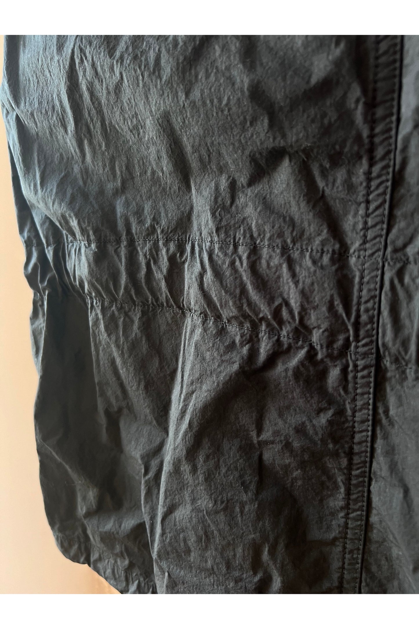 Cotton Twill Typewriter Parka - Black - DUNE + SALT