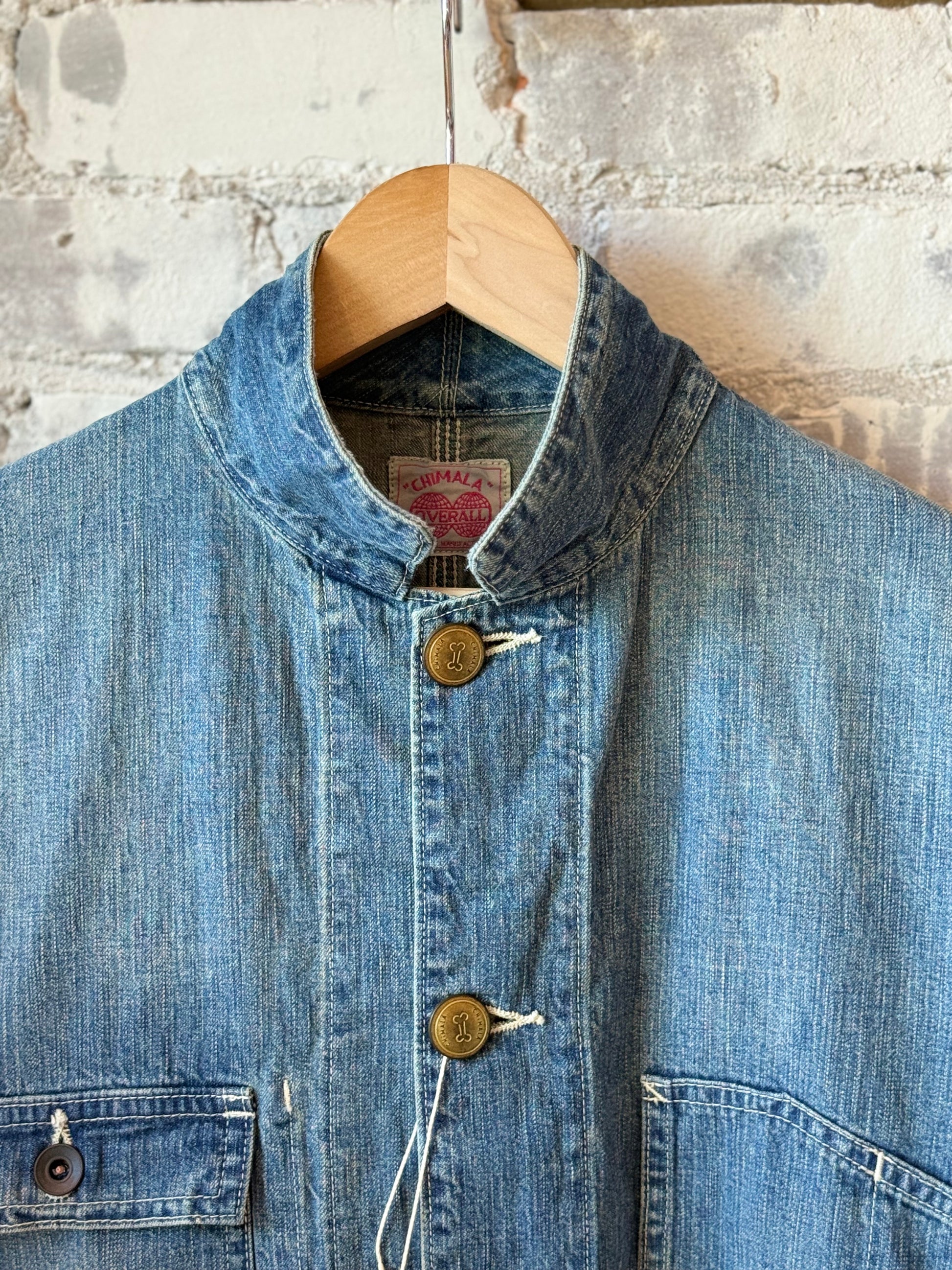 Unisex 11oz Selvedge Denim Short Chore Jacket - DUNE + SALT