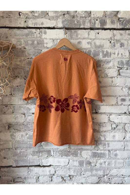 Nectar Raw Hem Tee - Red Earth - DUNE + SALT