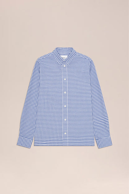 Colby Regular Fit Oxford Shirt - Cobolt Check