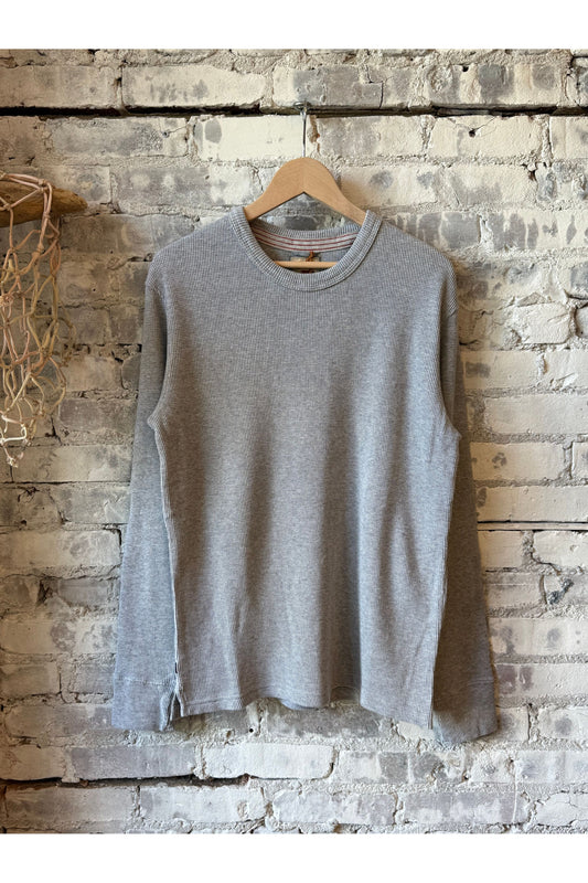 Bi-Waffle Crew - Pale Grey - DUNE + SALT