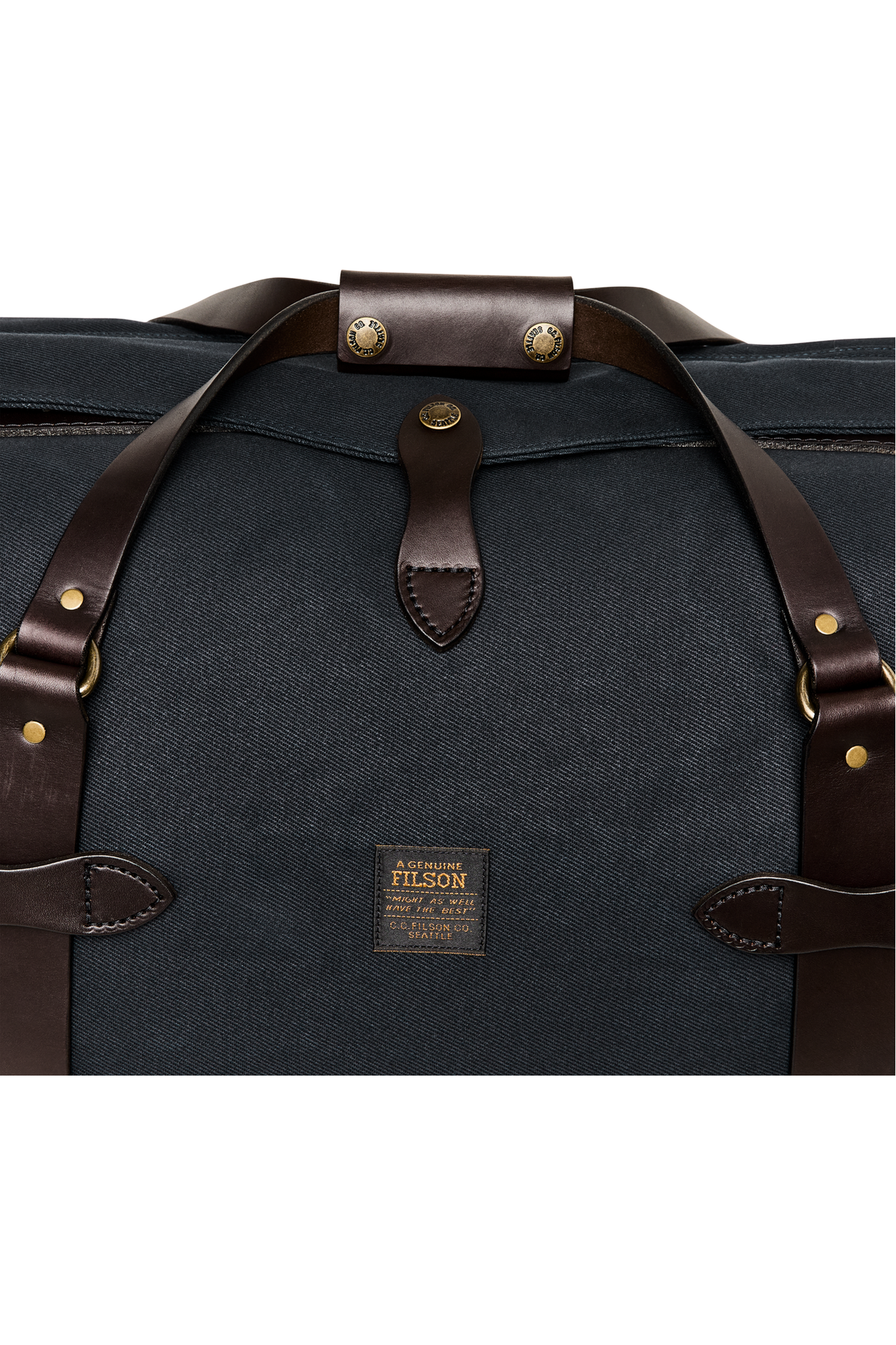 Medium Rugged Twill Duffle - Navy - DUNE + SALT