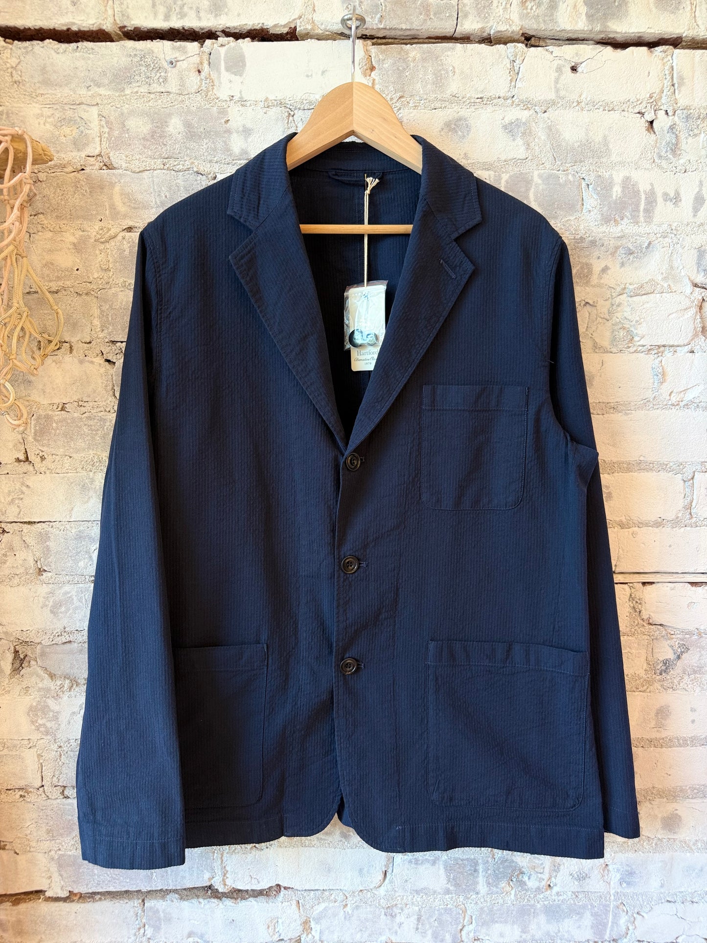 Julian Woven Jacket - Navy