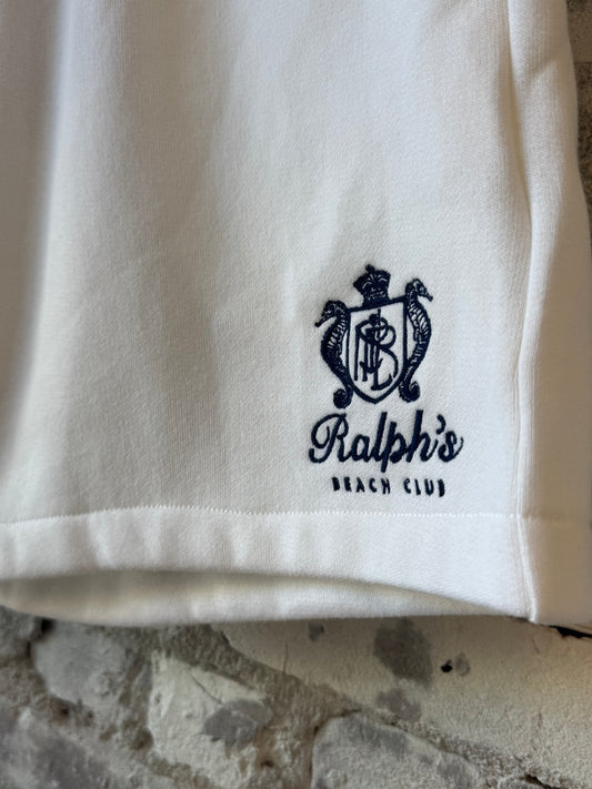 Island Fleece Pull-On Short - White - DUNE + SALT
