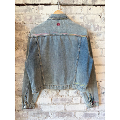 MONOSTERO The Caravan Trucker - Light Wash Light Gray