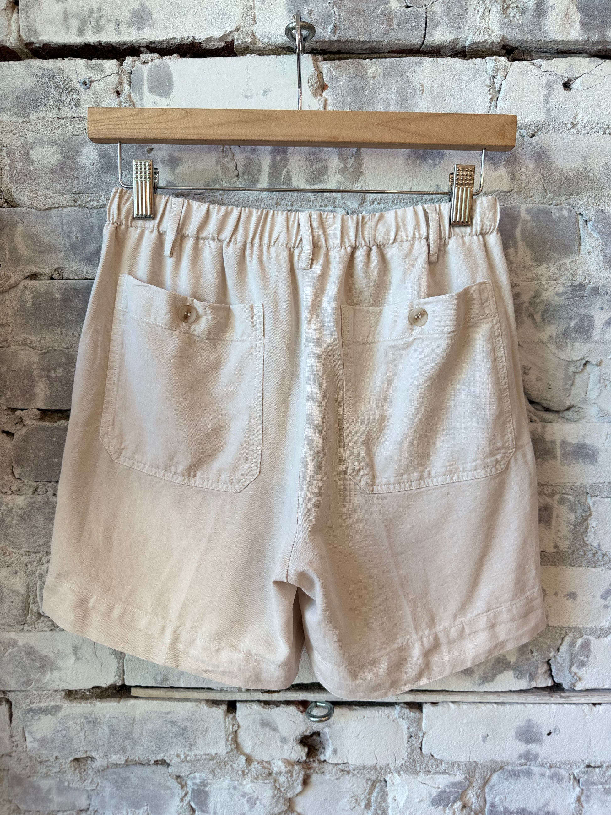 Stefi Woven Short - Stone - DUNE + SALT