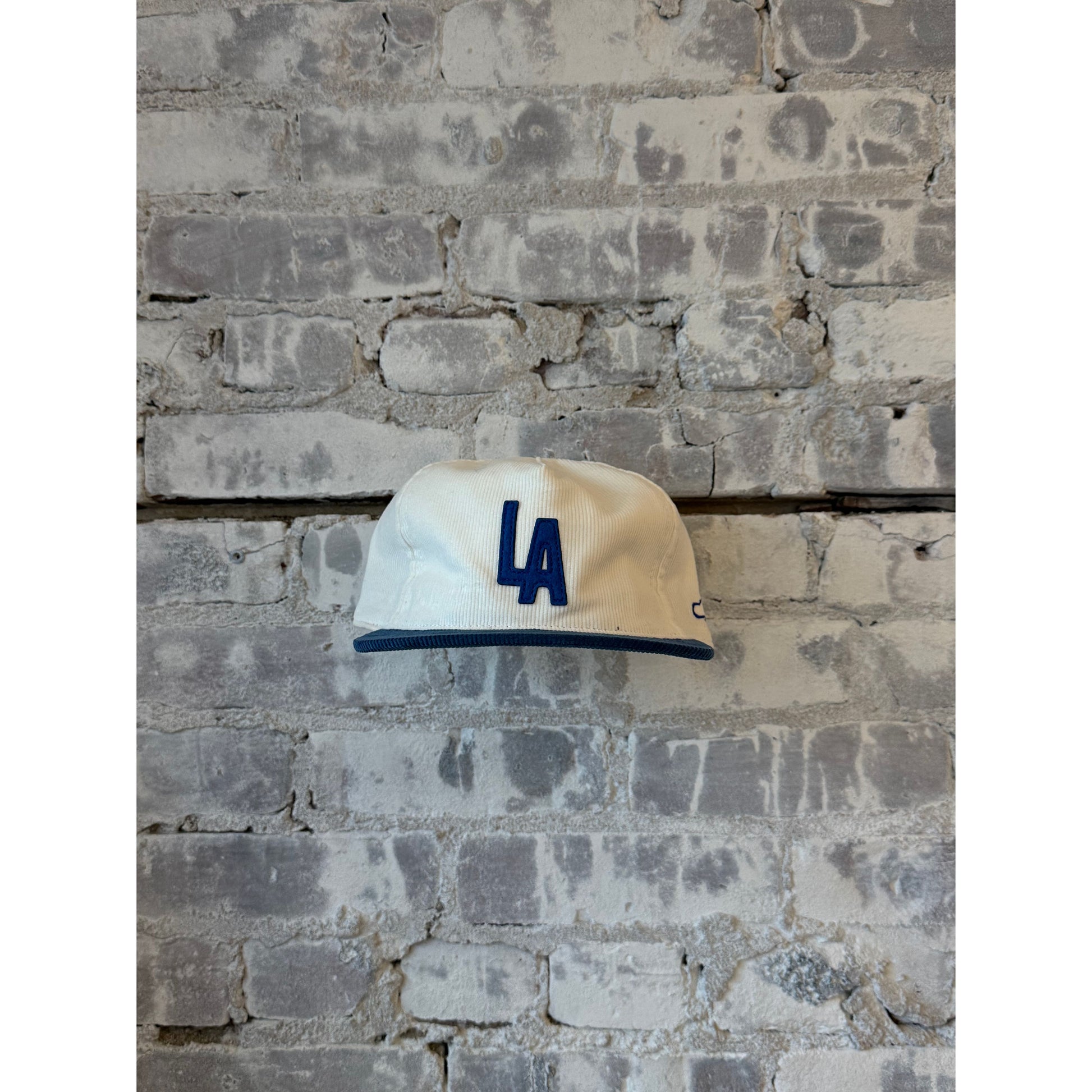 LA CITY SERIES "Sunday Special" Snapback - White/Navy - DUNE + SALT