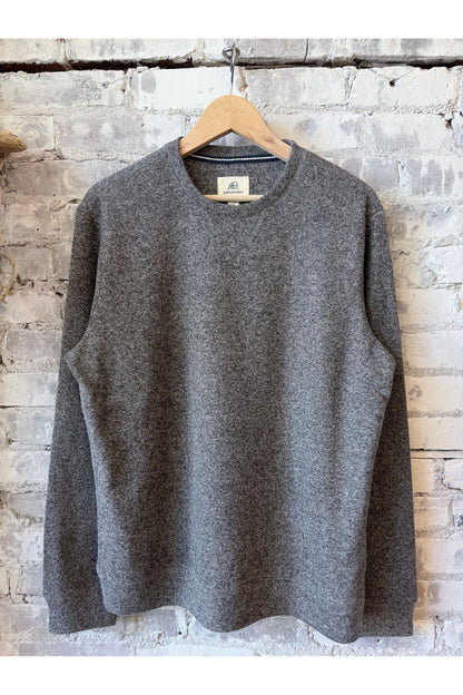 Butch Cashmist Crewneck - Charcoal Heather - DUNE + SALT