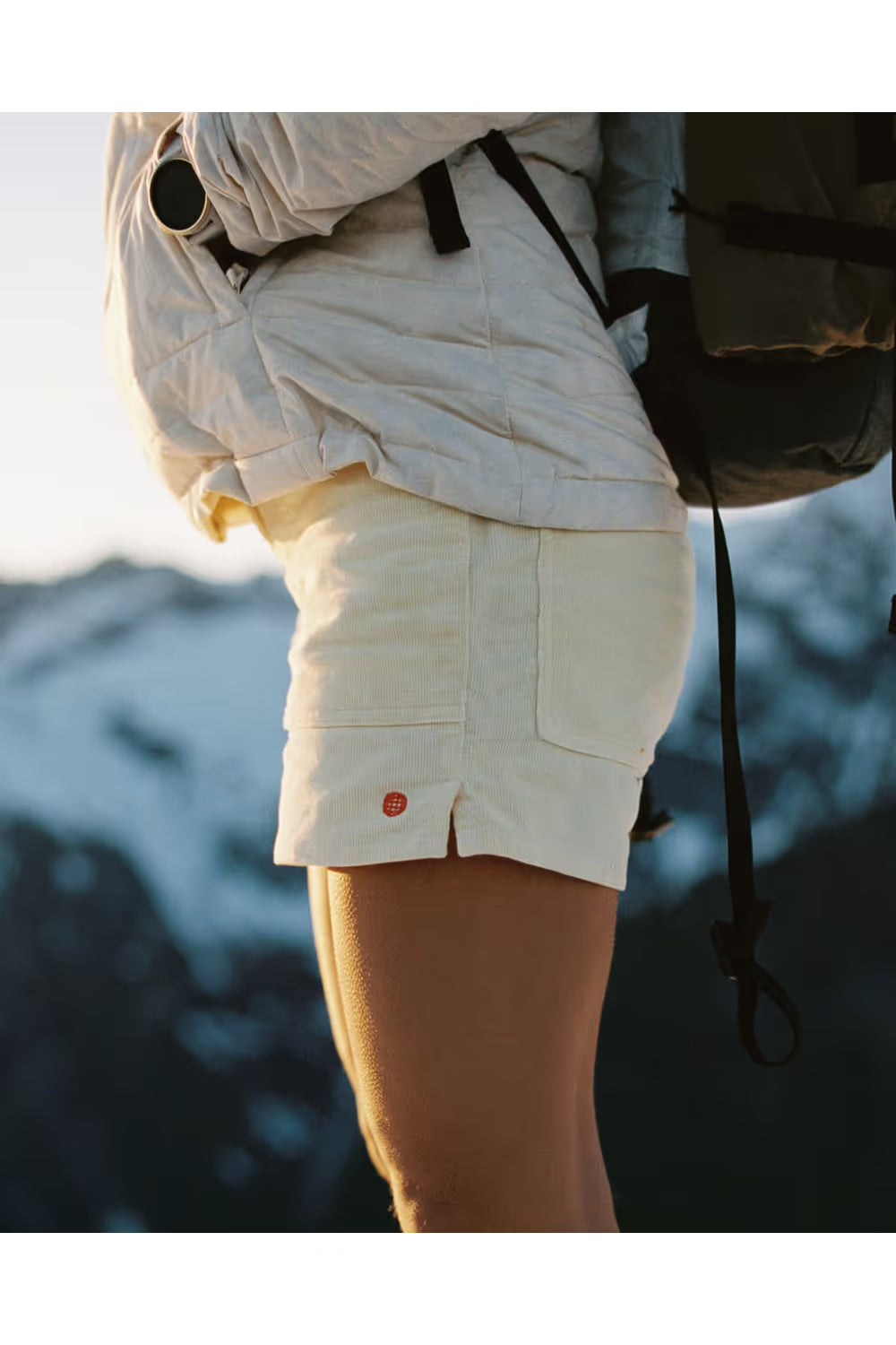 Women's 5incher Concord Garment Dyed Shorts - Butter Cream - DUNE + SALT