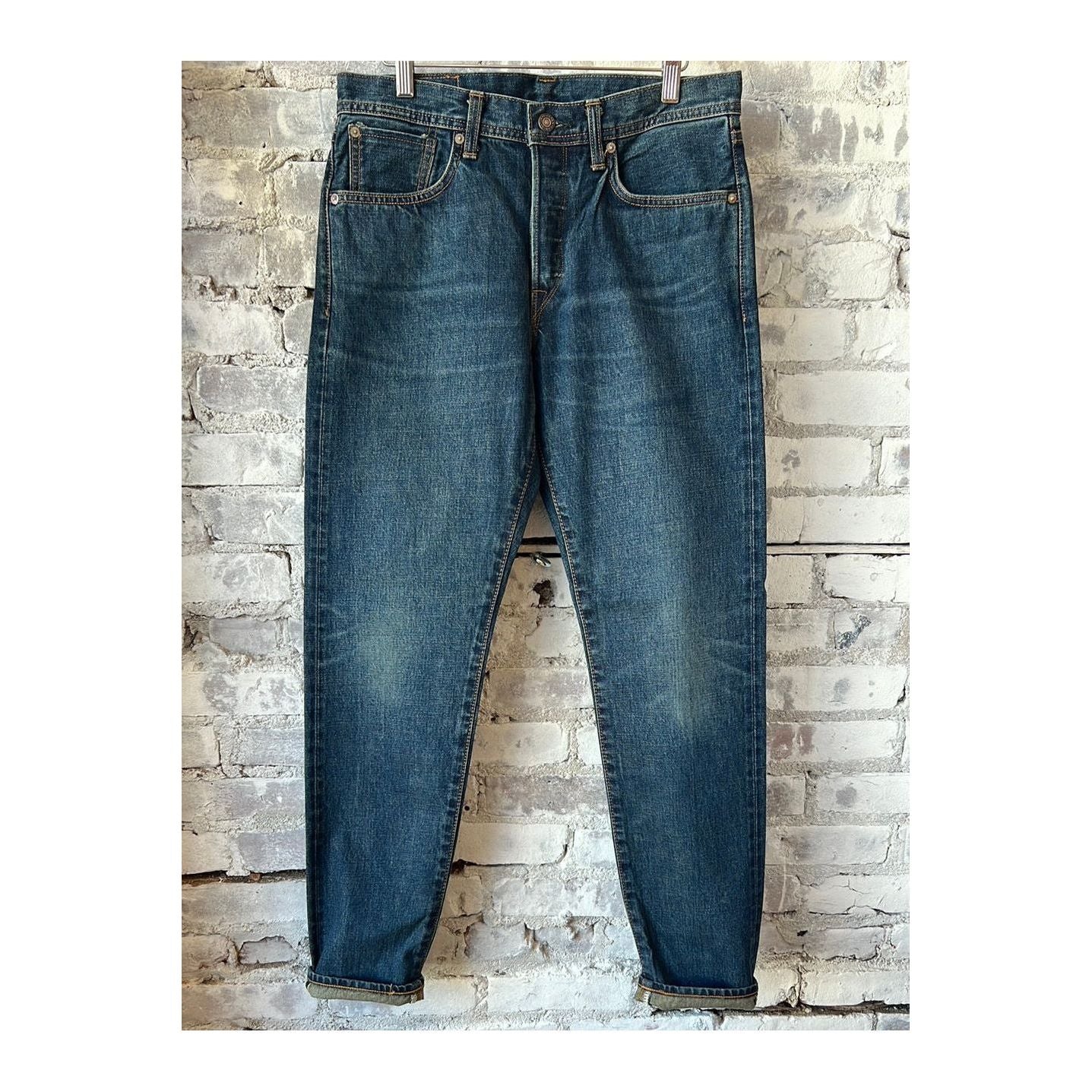 Akita Regular Taper 13.5oz Rainbow Selvedge - 180 Day Dark Wash - DUNE + SALT