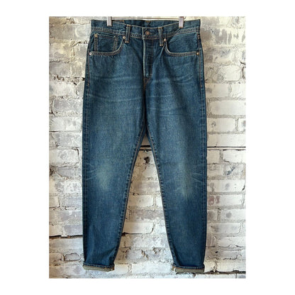 Akita Regular Taper 13.5oz Rainbow Selvedge - 180 Day Dark Wash - DUNE + SALT