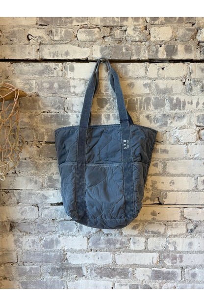 Quilted Tote Bag - Union Blue - DUNE + SALT