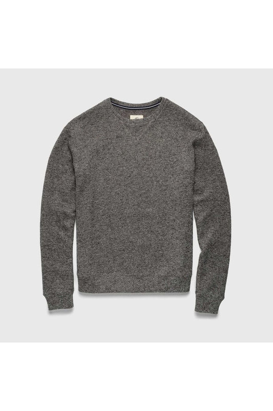 Butch Cashmist Crewneck - Charcoal Heather - DUNE + SALT