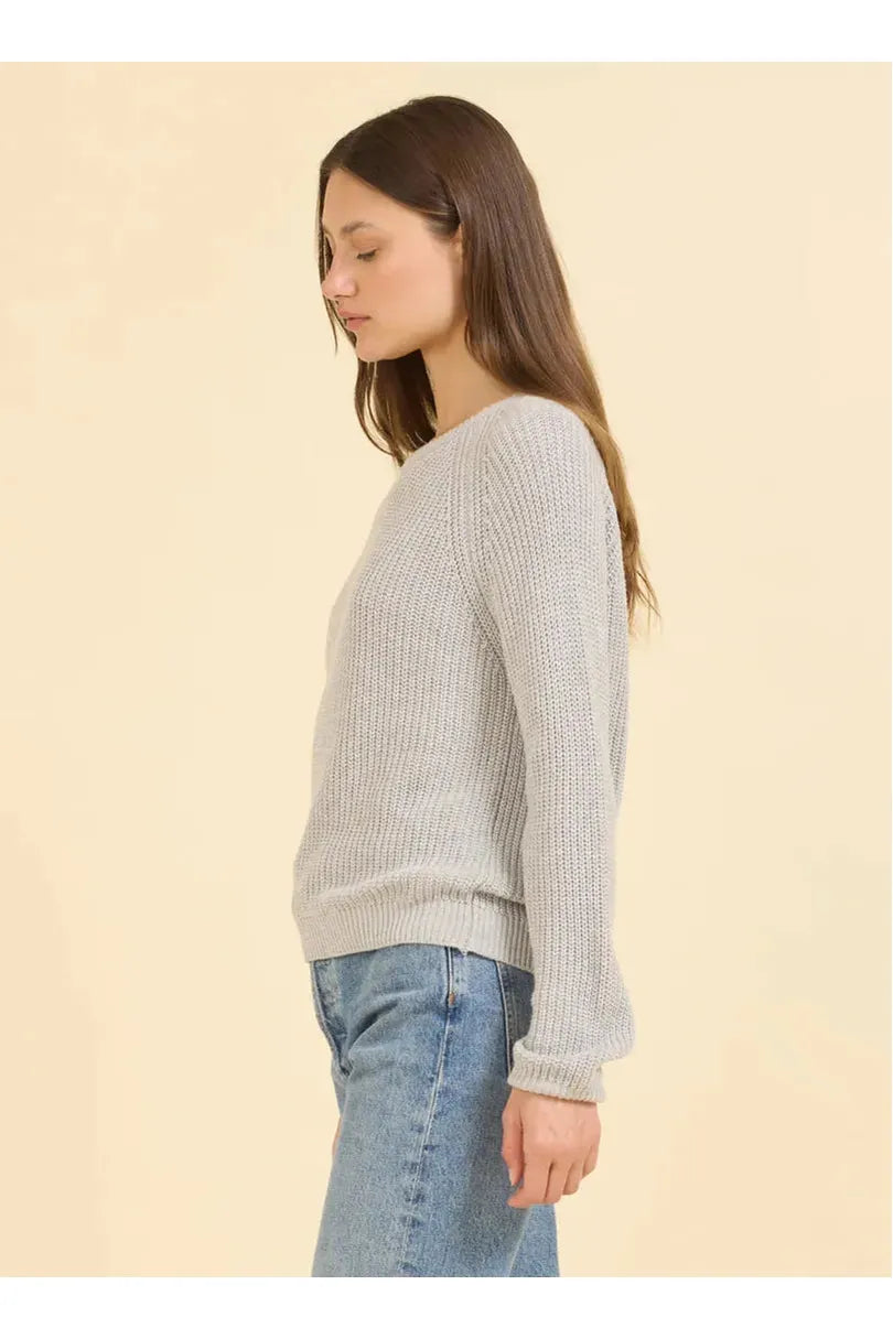 Raleigh Pullover - Heather Grey - DUNE + SALT