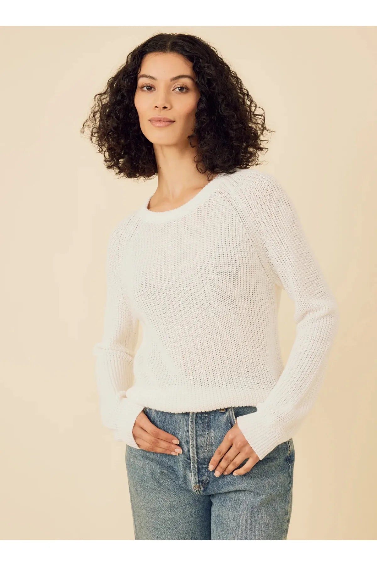 Raleigh Pullover - White - DUNE + SALT