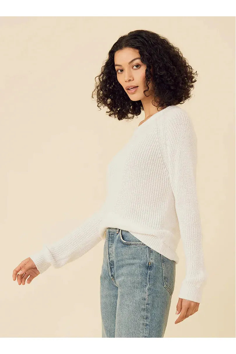 Raleigh Pullover - White - DUNE + SALT