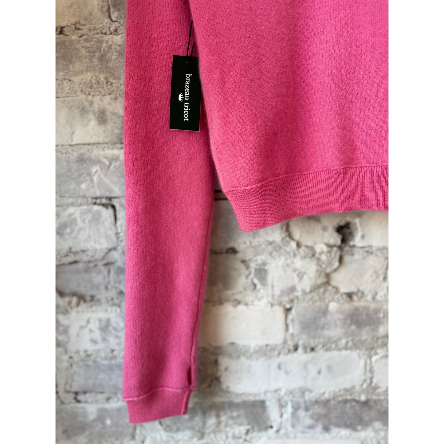 Royal All-Thumbs Cashmere Cardi - Bubblegum - DUNE + SALT