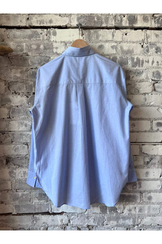 Cotton Shirt Blouse - Lazio Blue - DUNE + SALT