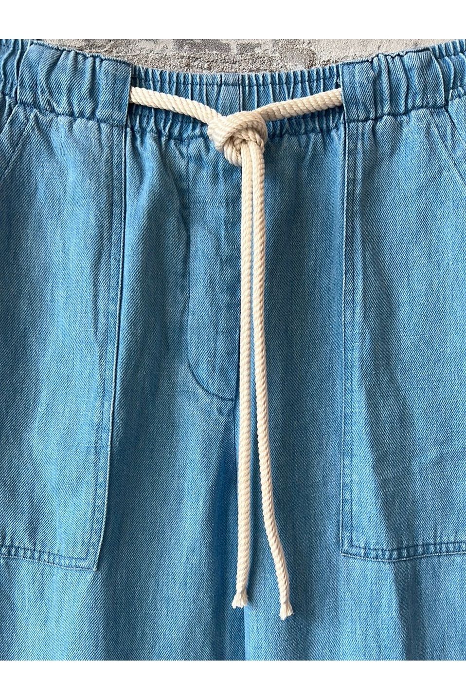 Poma Linen Pant - Bleach - DUNE + SALT