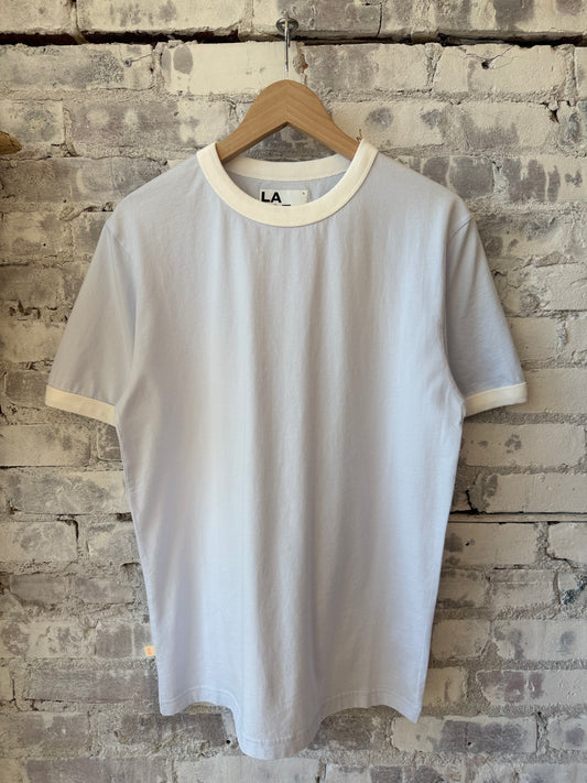 Meneres T-Shirt - Pale Blue/White - DUNE + SALT