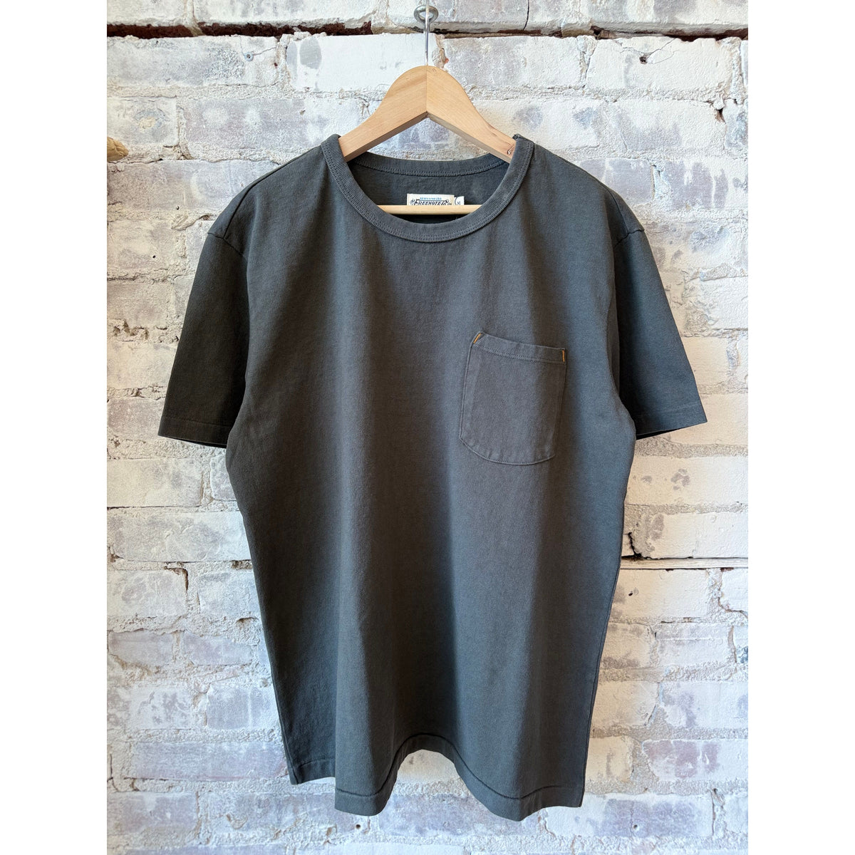 Freenote Cloth 13 Ounce Pocket T-Shirt - Midnight Gray