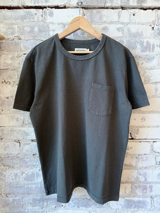 Freenote Cloth 13 Ounce Pocket T-Shirt - Midnight Gray