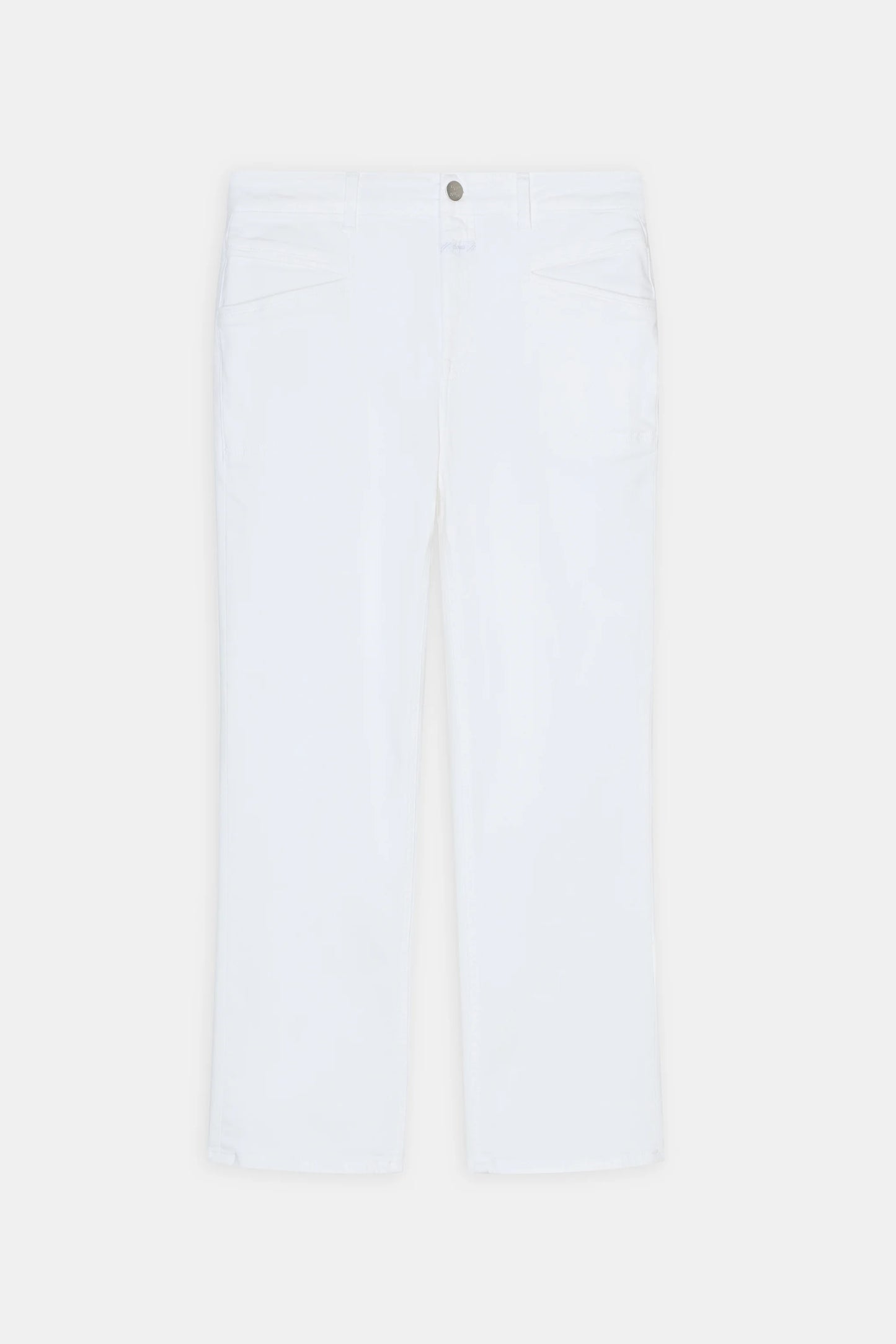 Closed Women's Mira-X Straight Jean – White Dark Gray