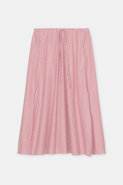 Closed Women's Gathered Cotton Skirt – Brick Red Tan