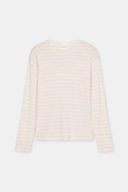 Closed Women's Longsleeve Top – Quartz Pink Antique White