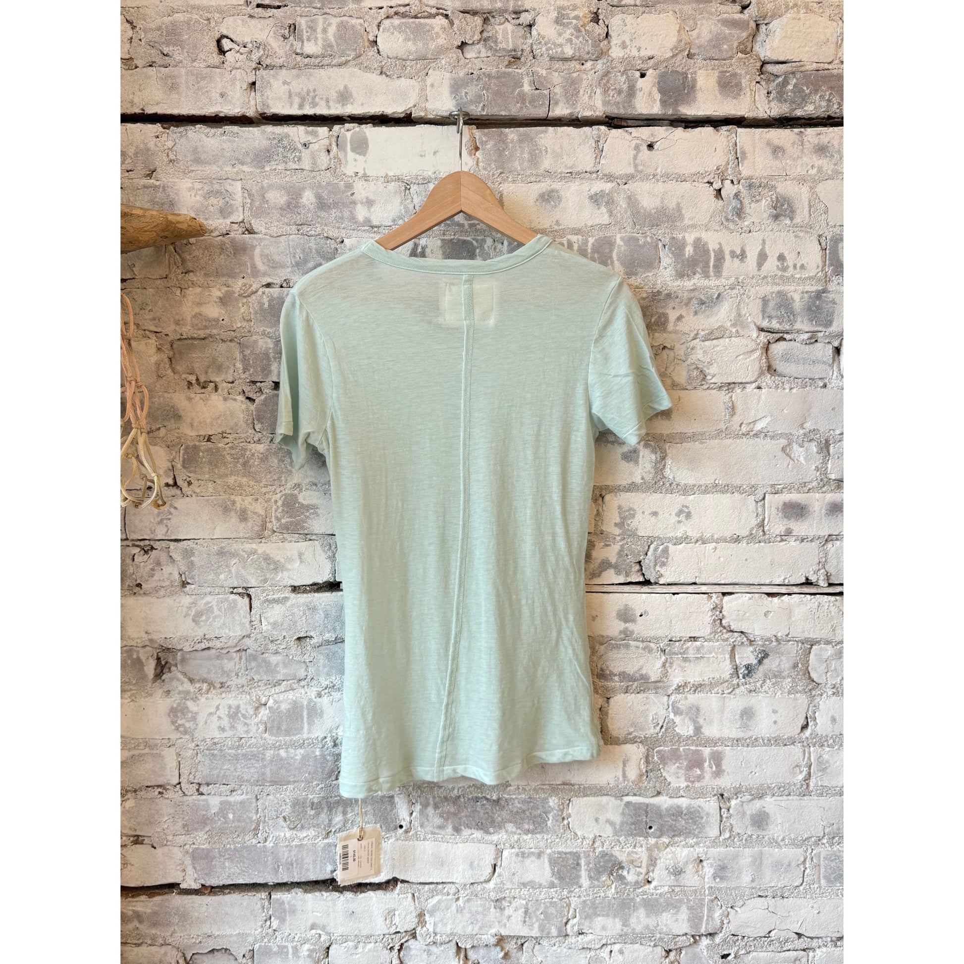 Hi-Soft Jersey SS Crew T-Shirt - Dusty Mint - DUNE + SALT