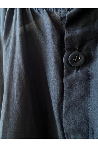 Botanical Dye Blouse - Navy - DUNE + SALT