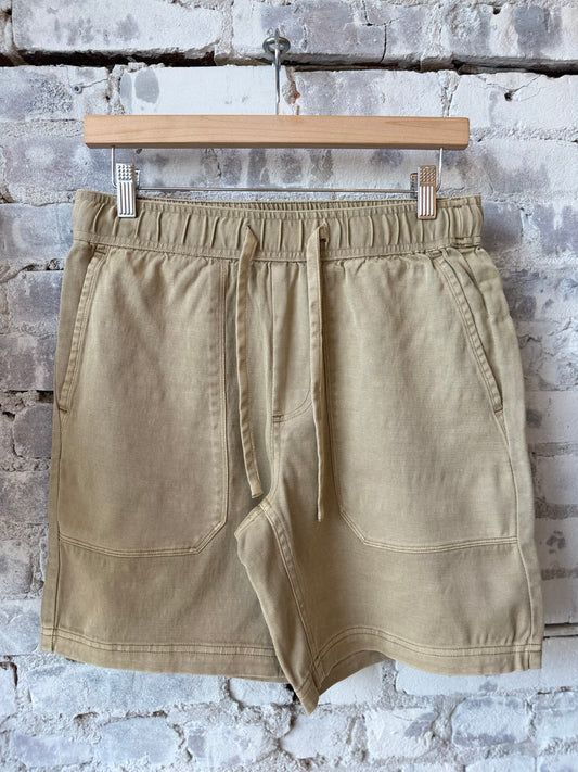 Tyler Washed Utility Short - Chinchilla - DUNE + SALT