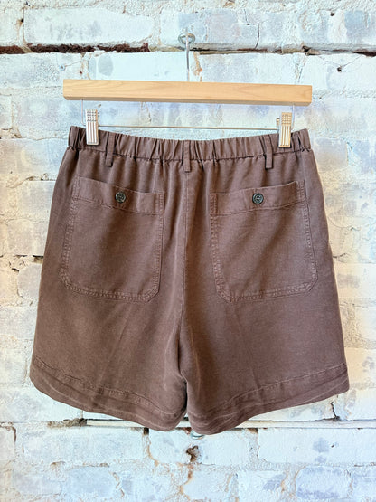 Stefi Woven Short - Wood - DUNE + SALT