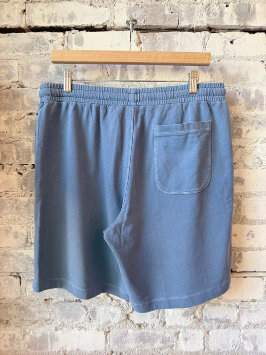 Light Fleece Bermuda Knitted Short - Denim - DUNE + SALT