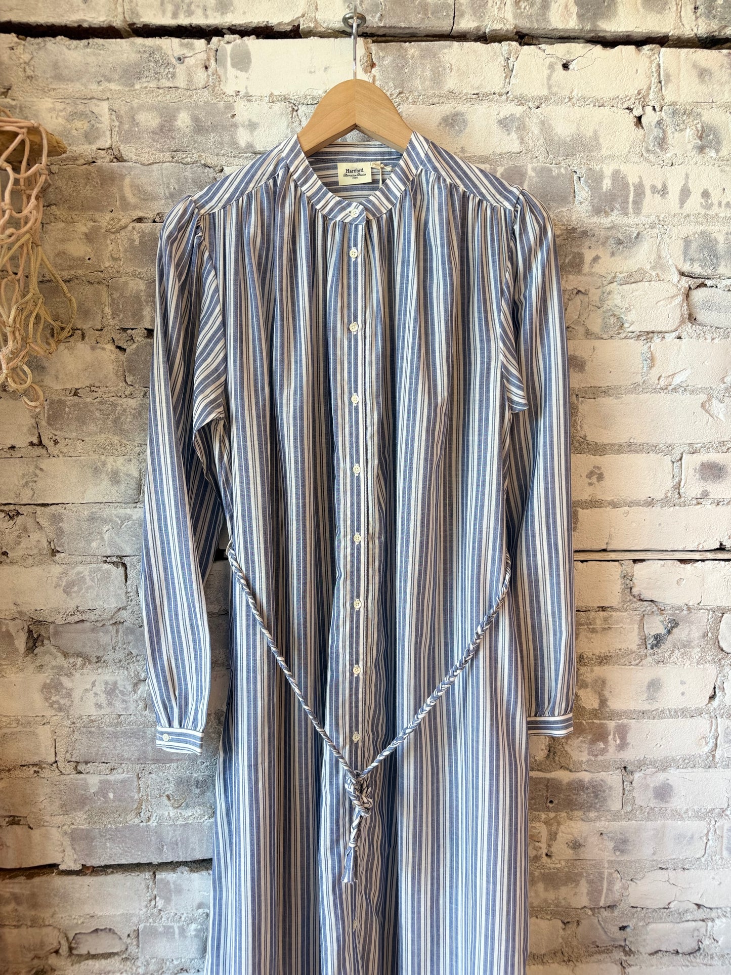 Ryton Woven Dress - Blue