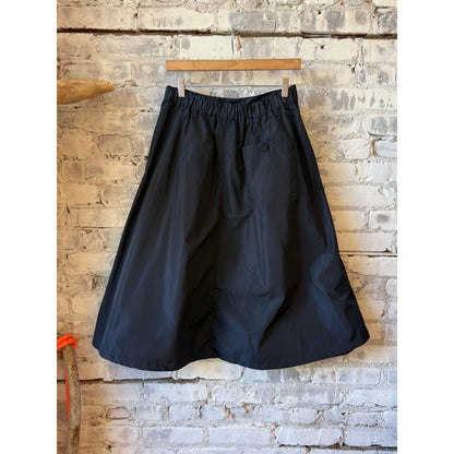 Aspesi Technical Polyester Lined Skirt - Navy Dark Slate Gray