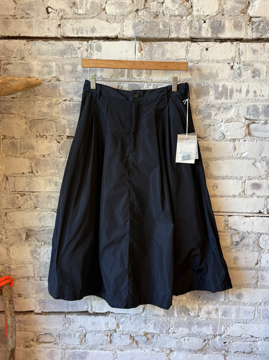 Technical Polyester Lined Skirt - Navy
