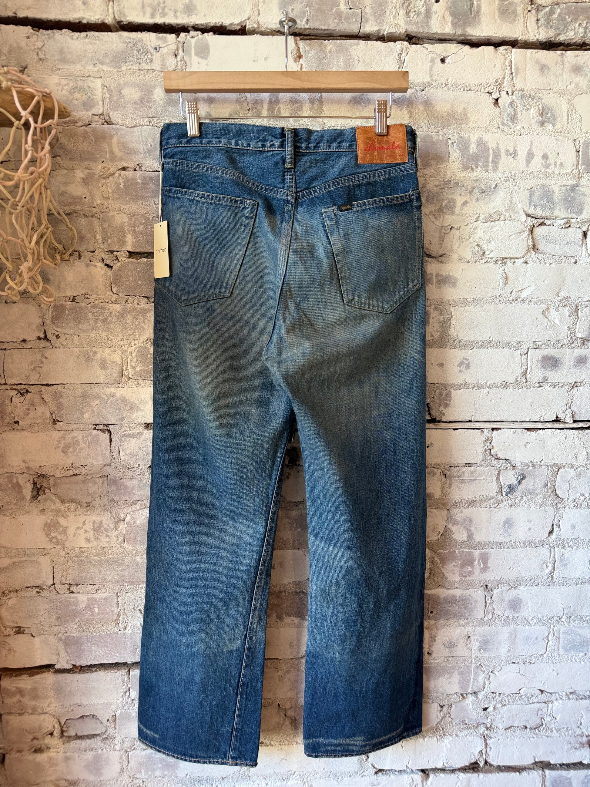 Unisex 13.5oz Selvedge Denim Straight Cut - Dark Engineer - DUNE + SALT