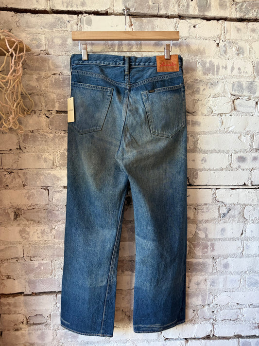 Unisex 13.5oz Selvedge Denim Straight Cut - Dark Engineer - DUNE + SALT