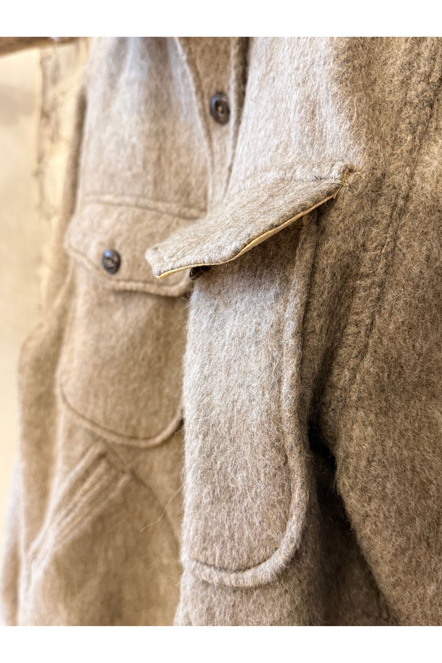 Mendon Wool Shirt Jacket - Tan