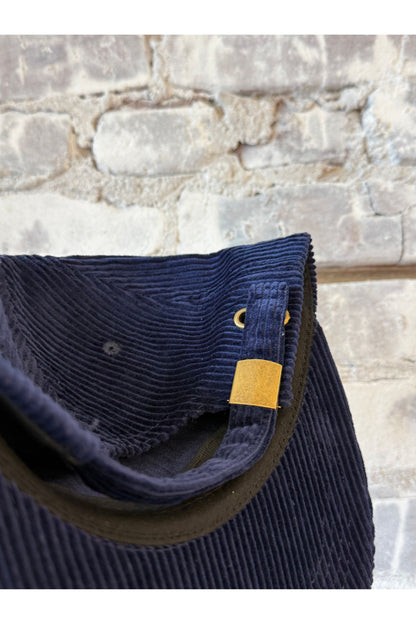 "SL" Patch Letterman Floppy Cord Hat - Assorted Colors