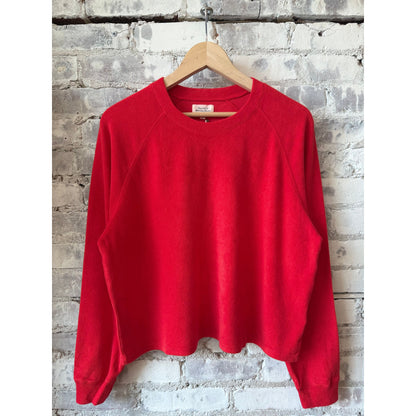 Hartford Women's Tahiry Knit Sweatshirt - Tomato Firebrick