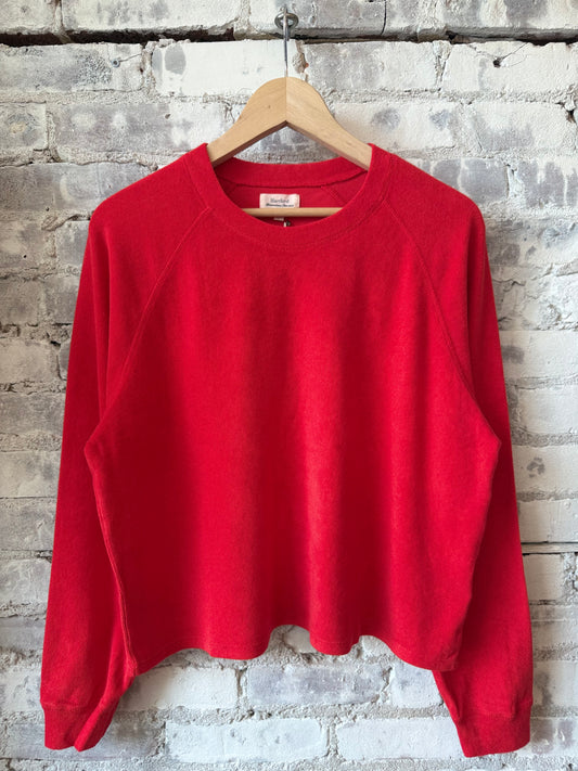 Hartford Women's Tahiry Knit Sweatshirt - Tomato Firebrick