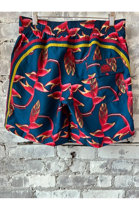 Repreve Printed Swim Suit - "Draw the Sundek Line" Abyss - DUNE + SALT