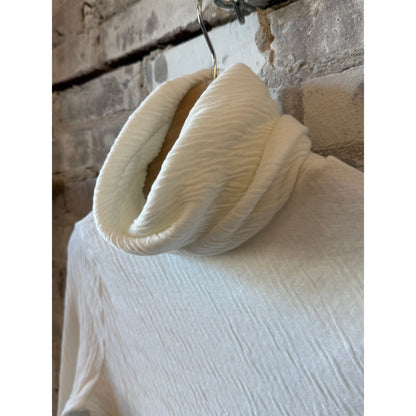 V::Room Hi-Soft Double Face LS Turtleneck - White Gray