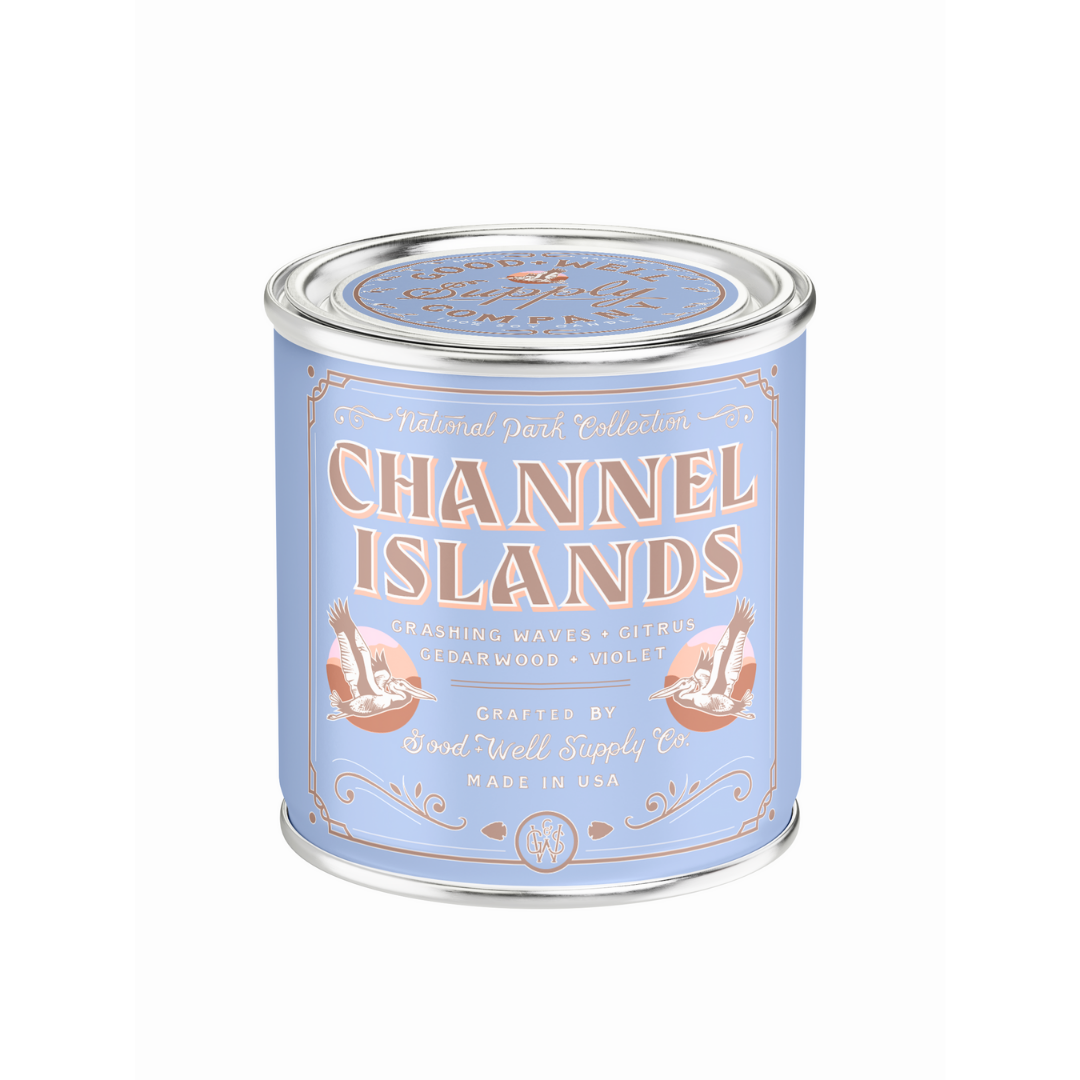 Good & Well Supply Co. Channel Islands National Park Candle Light Steel Blue