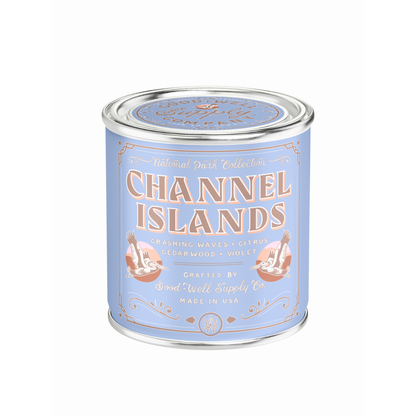 Good & Well Supply Co. Channel Islands National Park Candle Light Steel Blue